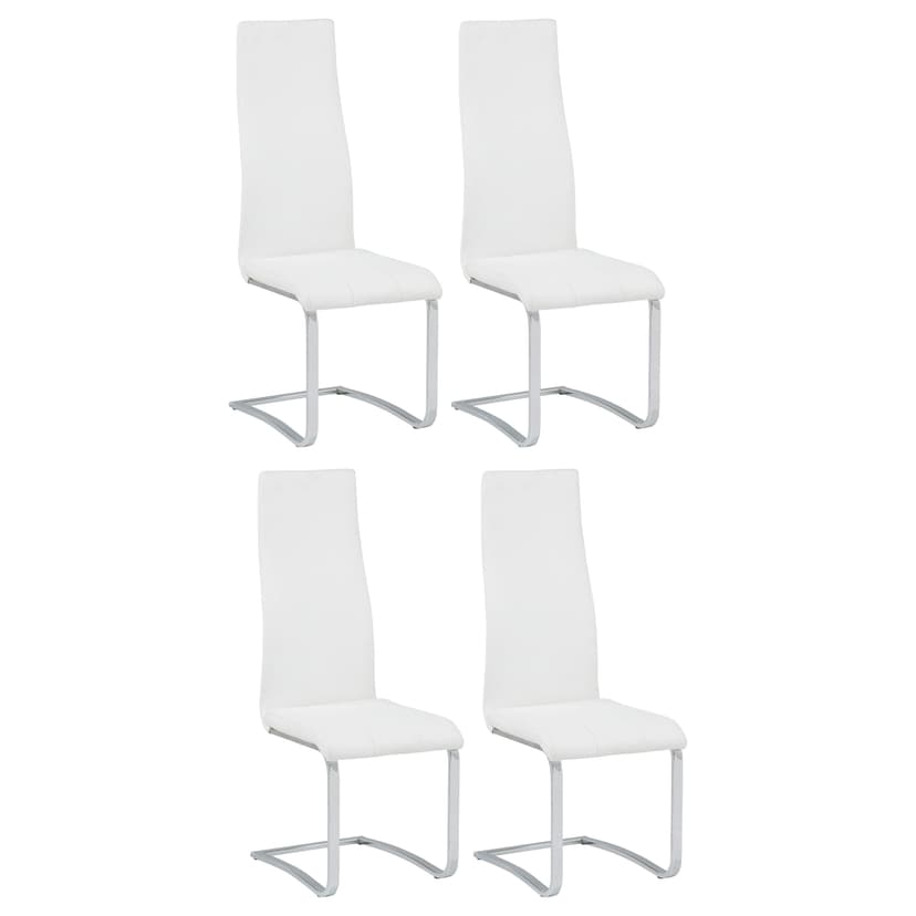 Montclair Upholstered Dining Side Chair White (Set of 4)